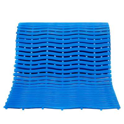 Eco - friendly swimming pool using non slip plastic floor roll mat