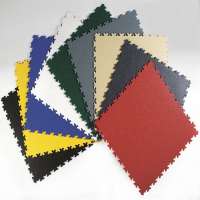 PVC Coin Pattern Garage Interlocking interlocking PP PVC plastic floor tiles